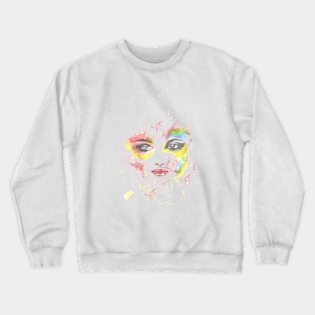 face of colors Crewneck Sweatshirt by shanu64